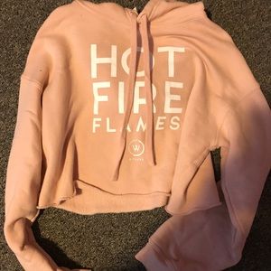 Whitney Simmons Merch Cropped Hoodie